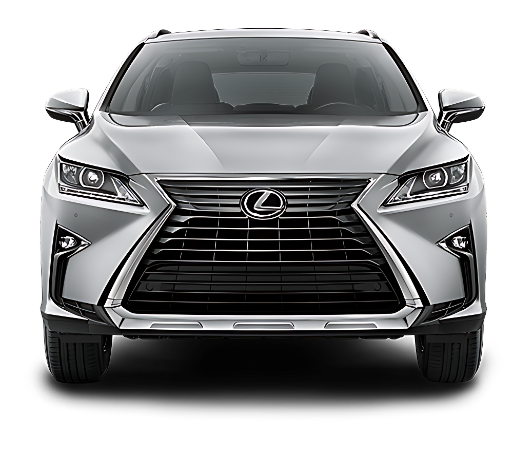 Мөнгөлөг Lexus RX — урдаас